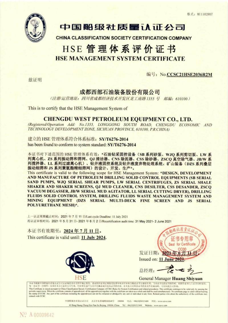 HSE 管理體系